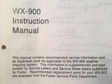 BFGoodrich Stormscope WX-900 Service & Parts Instruction Manual.