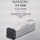 Sandel ST3400 TAWS RMI Install Manual.