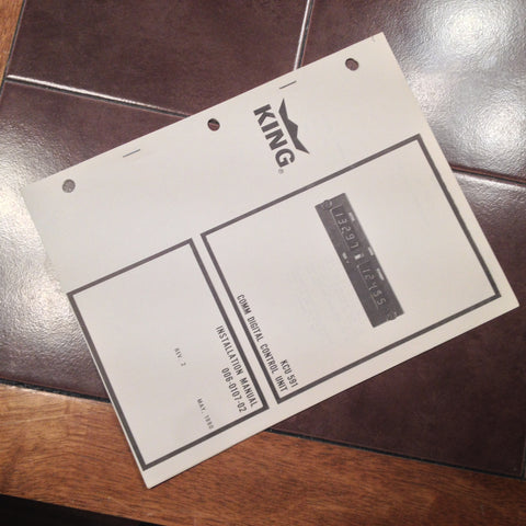 King KCU 591 Comm Control Install Manual.