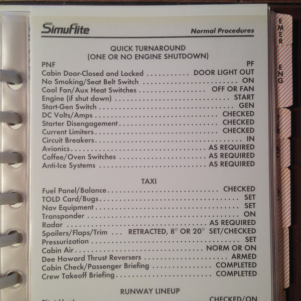 Simuflite Learjet 35 and Learjet 36 Operating Handbook. – G's Plane Stuff