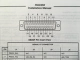 BFGoodrich RGC 250 Radar Graphics Computer Install Manual.  Circa 1999.