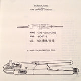 King Bendix GC-362A TCAS Graphics Computer Install Manual.