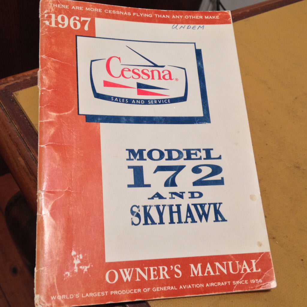 1967 Cessna 172 Owner's Manual.