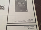 King KFS-560 Nav Controller Install Manual.
