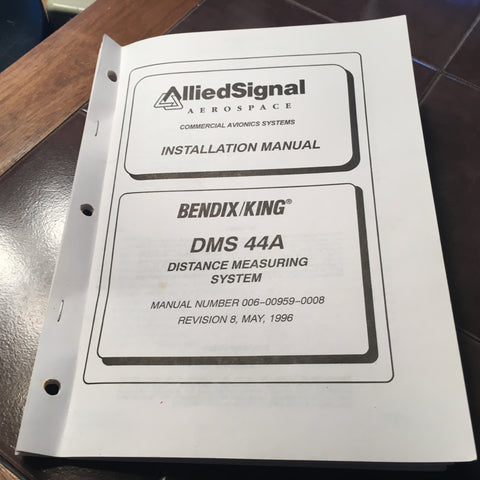 King DMS 44A system install & ops manual