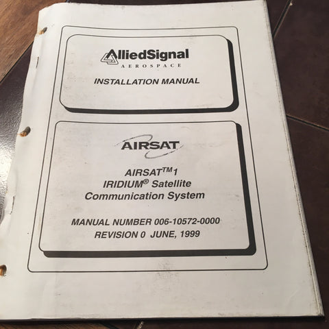 King Allied AIRSAT 1 Comm System Install Manual.