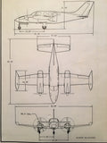 1968 Cessna Model 411 and 411A Service Manual.