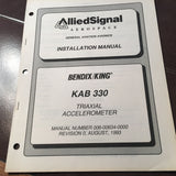 King KAB-330 Triaxial Accelerometer Install Manual.