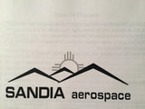 Sandia Aerospace SAE5-35 Altitude Data System Install Manual. Circa 2000.