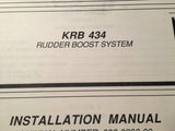 King KRB-434 Rudder Boost System Install Manual.