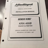 King KRA 405B Radar Altimeter Install Manual.