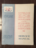 1969 Cessna U206D, TU206D, P206D & TP206D Service Manual.