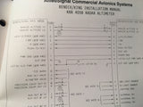 King KRA 405B Radar Altimeter Install Manual.