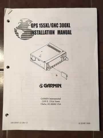 Garmin GPS-155XL & GNC-300XL Install Manual.