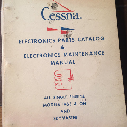 Factory Wiring Manual 1963-1964 Cessna All Single Engine and SkyMaster covers 150, 172, 180, 182, 185, 205, 210, 336.