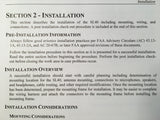 Garmin SL40 VHF Comm Install Manual.