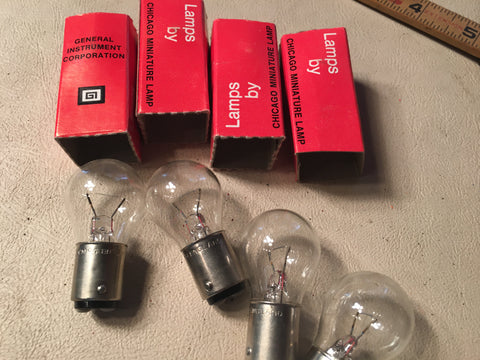 4 CM-94 lamp bulbs, 12volt, new.