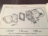 Pesco Hydraulic Gear Pump 1E-620, 1E-678, 1E-711 & 1E-736 Overhaul Manual.