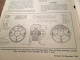 Eclipse-Pioneer Motor Driven Dry Air Pump 1511-1-A, 1511-1-C, 1511-4-C Overhaul & Parts Manual.