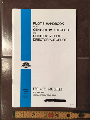 Edo-Aire Mitchell Century IV & Century IV FD Pilot's Handbook.