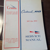 1971-1975 Cessna 177RG Service Manual.