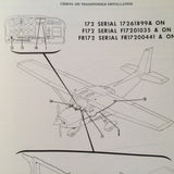 Factory Wiring Book 1974-1975 Cessna 150, 172, & 177 Manual.