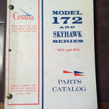 1975-1976 Cessna 172M & F172M Parts Manual.