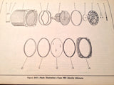 1947 Kollsman Density Altimeter 983-X-01 Parts Manual.