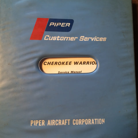 Piper Cherokee Warrior PA-28-151 Service Manual.