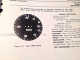 1952 Kollsman Airspeed Indicators AN5860T2 AN5861T2 AN5860-2 AN5861-1 Overhaul Manual.