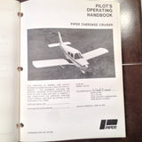 Piper Cherokee Cruiser Pilot's Information Manual. PA-28-140.