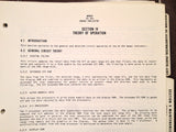 Narco KI 244 Radar Indicator Service Manual, part of KWX 56