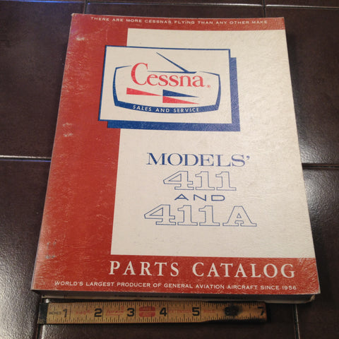 Cessna 411 & 411A Parts Manual.