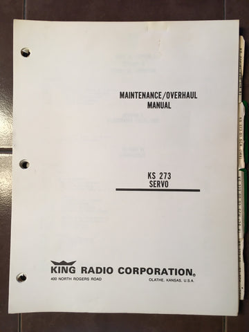 King KS 273 Servo Service Manual.
