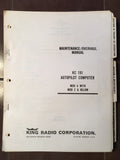 King KC 191 Autopilot Computer Mod 4 Service Manual.