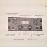 King KXP-7500 ARINC Transponder Install Manual.