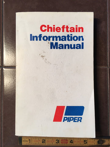 Piper Chieftain, PA-31-350 Pilot's Information Handbook Manual.
