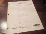 1950s Eclipse-Pioneer Single Autosyn Indicators 6200, 6201, 6400 Parts Manual.