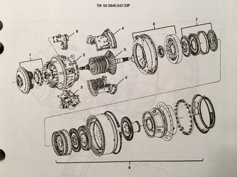 Lycoming T53-L-703 Turbine Engine Parts Manual. – G's Plane Stuff