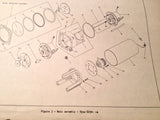 1950s Eclipse-Pioneer Dual Autosyn Indicators 6007, 6019, 6030. 6058 Parts Manual.