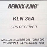 King KLN 35A GPS install manual.