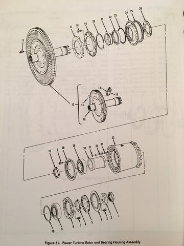 Lycoming T53-L-703 Turbine Engine Parts Manual. – G's Plane Stuff