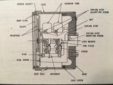 Electric Auto-Lite, Dual Oil Pressure Gauge AN-5772-2 Service & Parts Manual.