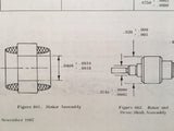 Kollsman Tachometer Generator A5278110302 Overhaul & Parts Manual.