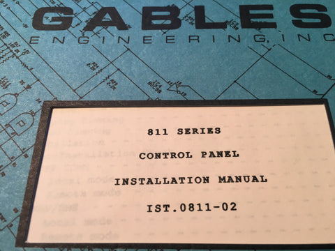 Gables 811 Series Com Control Head Install Manual.