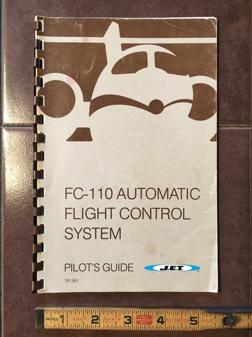 JET FC-110 Automatic Flight Control in Learjet 24D/E/F, 25D/F, 28, 29 Pilot's Guide Manual.