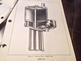 1944 Cuno Auto-Klean Filters Operation, Service Overhaul & Parts Manual.