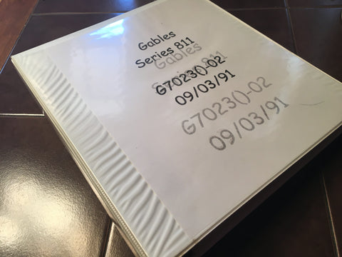 Gables 811 Com Control Head Service Manual G7023( )-02.