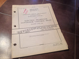 1945 Eclipse 493 Electric Propeller Governor Control Head Service, Overhaul & Parts Manual.