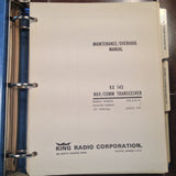 King KX 145 NavCom Service manual.
